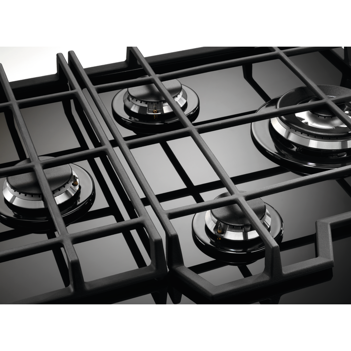 Plita incorporabila vitroceramica pe gaz Electrolux KGG6456K 4 arzatoare 60 cm negru [4]