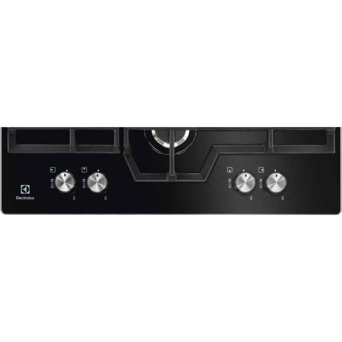 Plita incorporabila vitroceramica pe gaz Electrolux KGG6456K 4 arzatoare 60 cm negru [3]