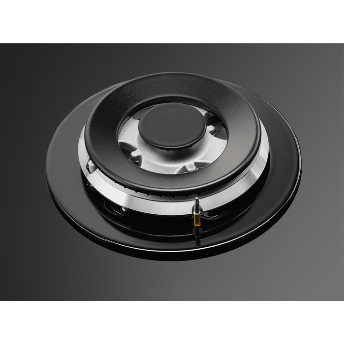 Plita incorporabila vitroceramica pe gaz Electrolux KGG6456K 4 arzatoare 60 cm negru [7]