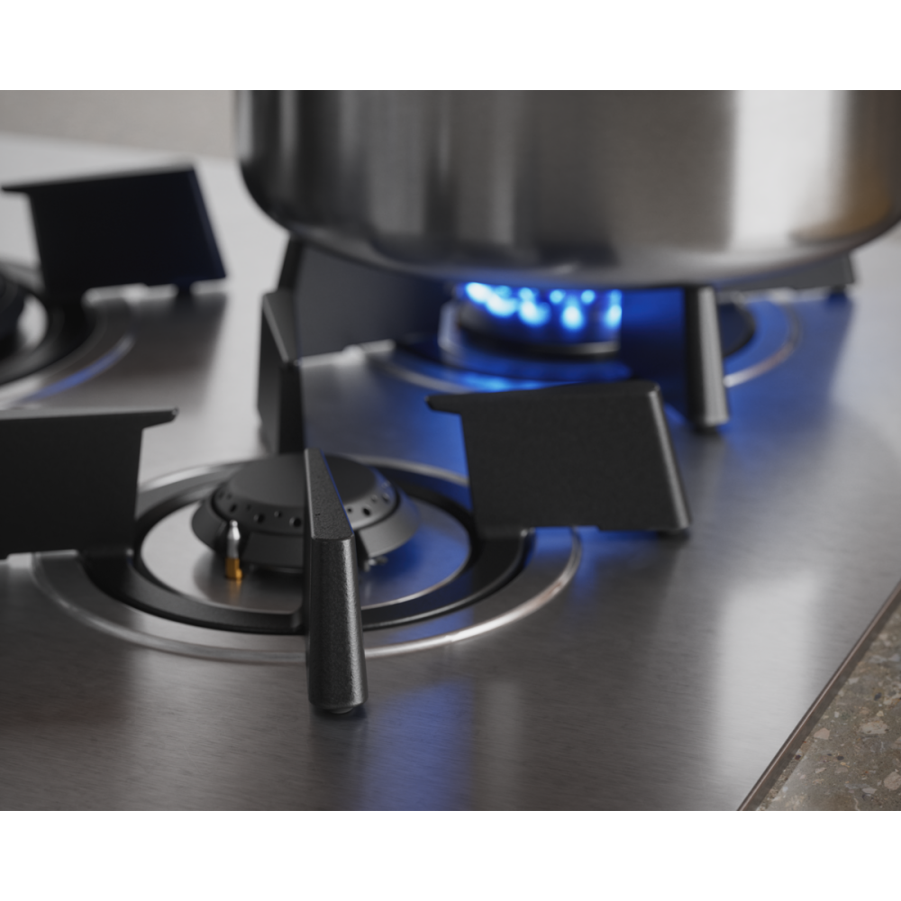 Plita incorporabila vitroceramica pe gaz Electrolux KGG753723L 5 arzatoare 75 cm negru mat [11]