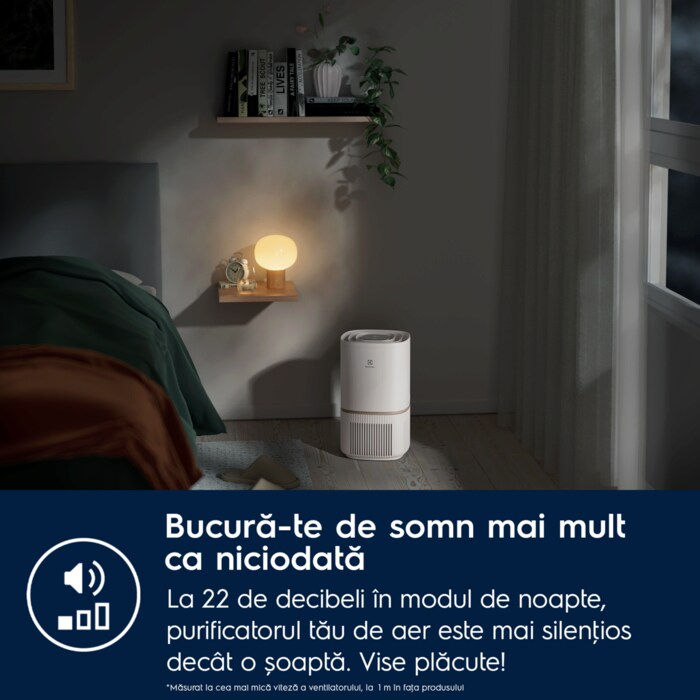 Purificator de aer Electrolux Pure 500 EPO50351SW, 45 m2, Alb scoica [5]