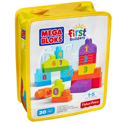 Set Fisher-Price de Construit Numere 20 de Piese Mega Bloks [1]