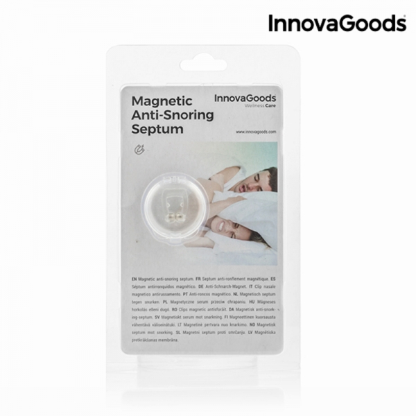 Septum nazal din silicon cu magneti antisforait, Mareste fluxul de aer, Usor de curatat [3]