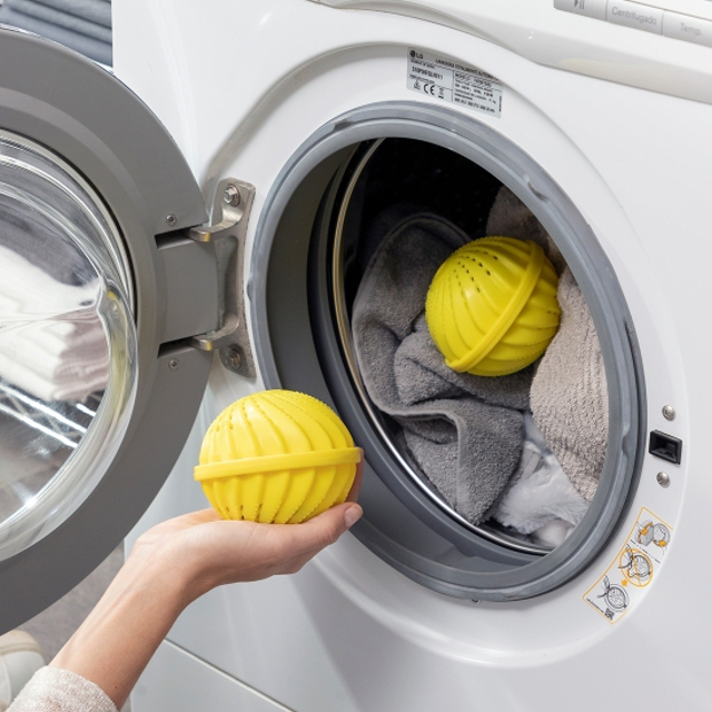 Set 2 bile ecologice pentru spalare fara detergent Delieco Innovagoods, 3000 de spalari [3]