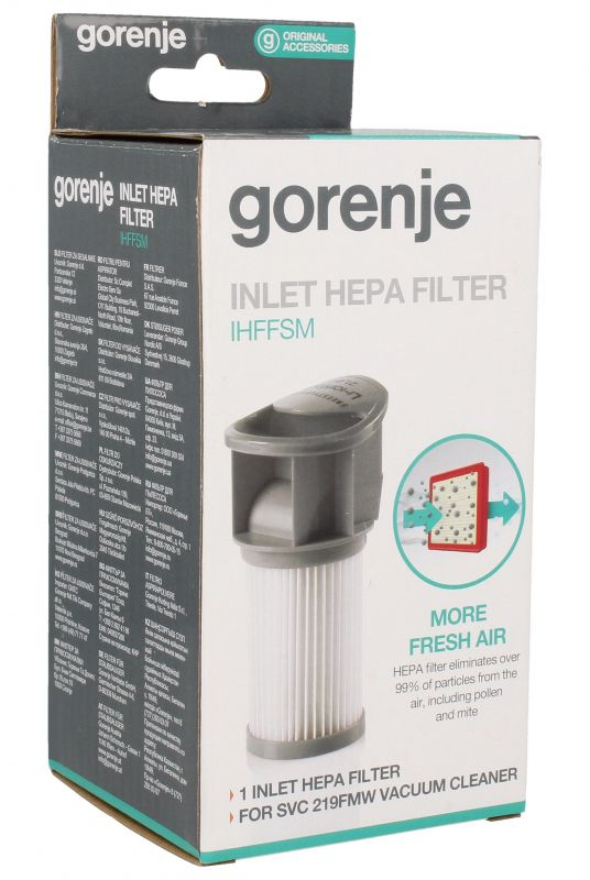 Set 2 filtre HEPA admisie aspirator Gorenje SVC219FMW IHFFSM 733491 [2]