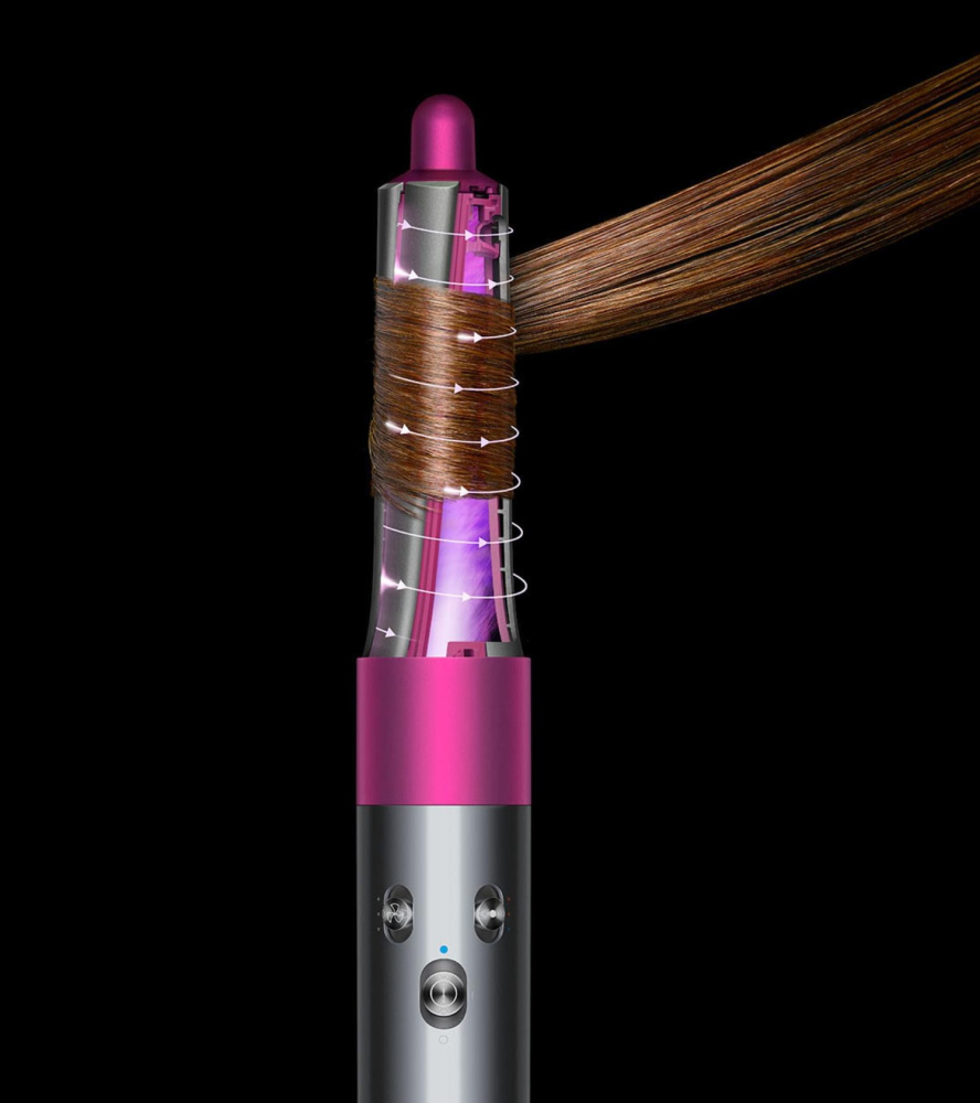 Set 2 ondulatoare Airwrap 40mm original Dyson Iron/Fuchsia pentru Dyson Airwrap HS01 [2]