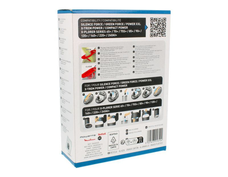 Set 4 saci originali Rowenta ZR200520 Hygiene Optimal Silence Force 4A [4]
