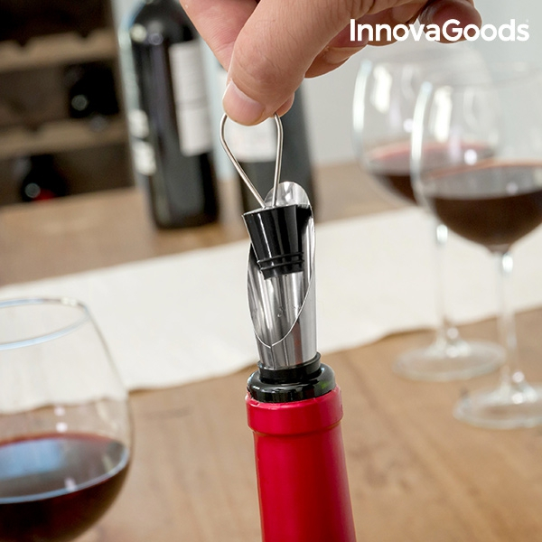 Set in forma de sticla cu 5 accesorii pentru vin InnovaGoods [6]