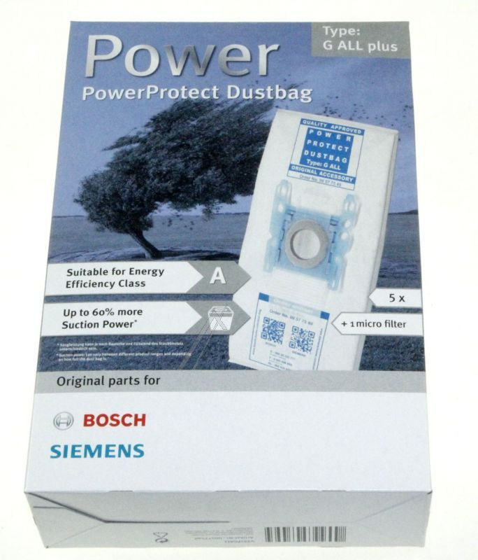 Set 5 saci aspirator Bosch 00577549 Tip G ALL cu microfiltru inclus [2]
