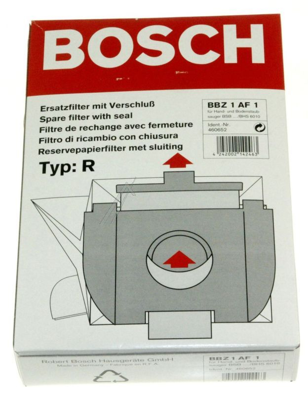 Set 8 saci aspirator Bosch 00460652 Tip R BBZ1AF1 pentru Idea [2]