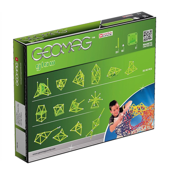 Set de constructie magnetic Geomag Glow 40 piese [3]