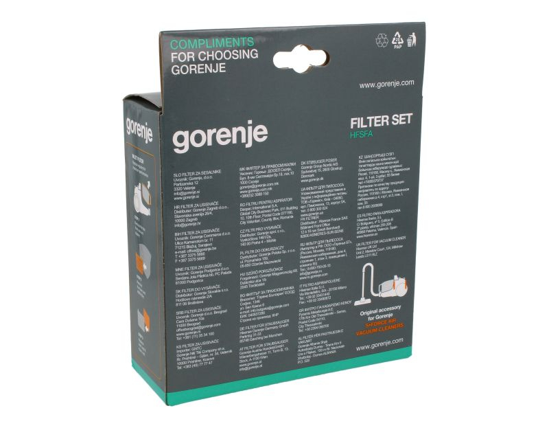 Set filtre aspirator Gorenje container HEPA burete evacuare 743142 [4]