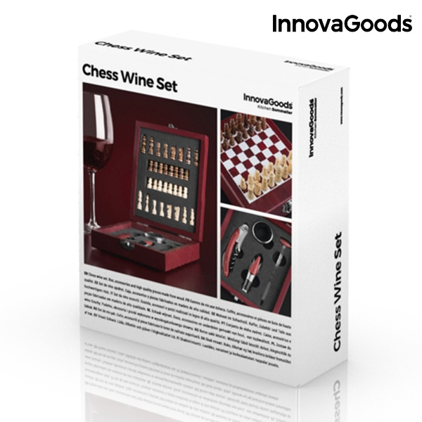 Set cu accesorii pentru vin si sah Innovagoods [8]