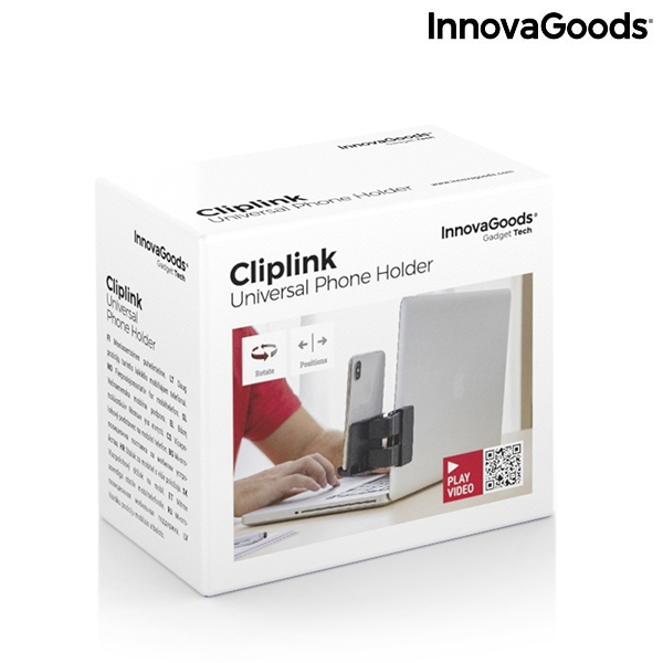 Suport cu clema multi-pozitii pentru mobil Cliplink Innovagoods [11]