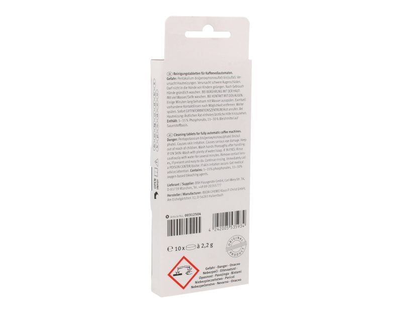 Tablete curatare espressor Bosch Siemens 00312504, 10 bucati [5]