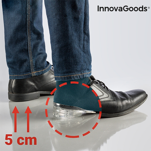 Talonete inaltatoare din silicon pentru calcai, 10 bucati, InnovaGoods [2]
