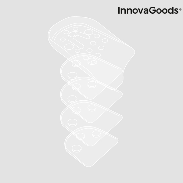 Talonete inaltatoare din silicon pentru calcai, 10 bucati, InnovaGoods [5]