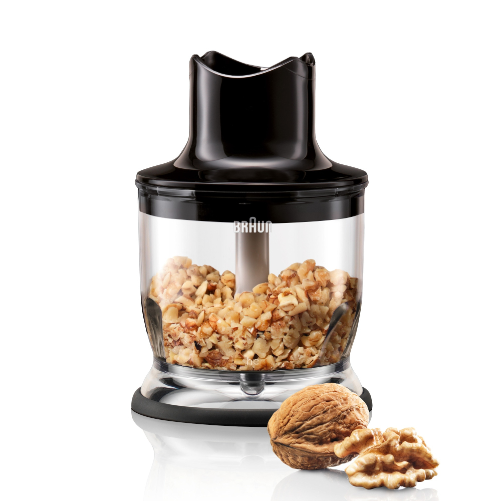 Tocator Braun MQ 20 MQ20BK 350 ml negru cu sistem EasyClick pentru blender vertical [2]