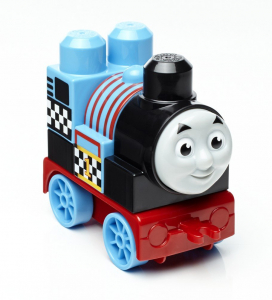 Set de joaca Mega Bloks Locomotiva Thomas vagon cursa de cale ferata [2]
