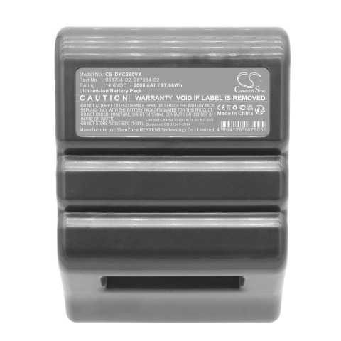 Acumulator compatibil Dyson 360 Eye 14,8V 6600mAh Li-ion baterie aspirator robot [2]
