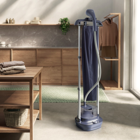 Aparat de calcat vertical cu boiler Electrolux E7US1-4MN Delicate 7000, 1800W, albastru [3]