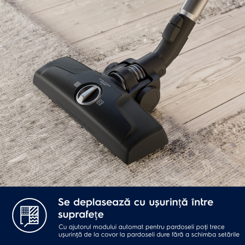 Aspirator cu sac Electrolux Clean 600 EB61C1OG verde ocean, perie DustMagnet Silent, filtru HEPA, sac 3.5L [11]