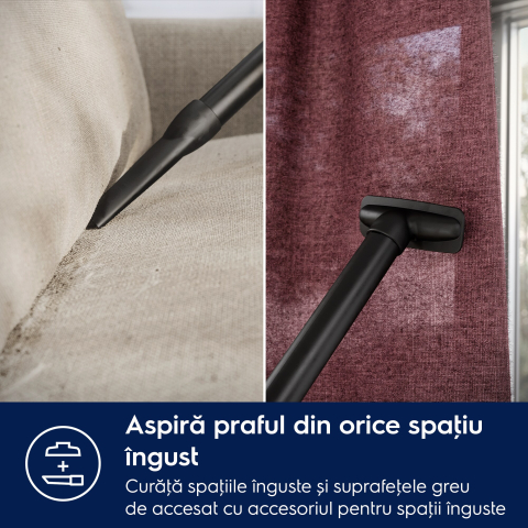 Aspirator cu sac Electrolux Clean 600 EB61C1OG verde ocean, perie DustMagnet Silent, filtru HEPA, sac 3.5L [6]