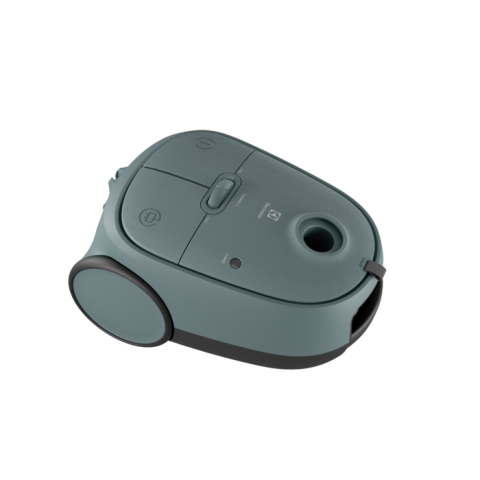 Aspirator cu sac Electrolux Clean 600 EB61C1OG verde ocean, perie DustMagnet Silent, filtru HEPA, sac 3.5L [17]