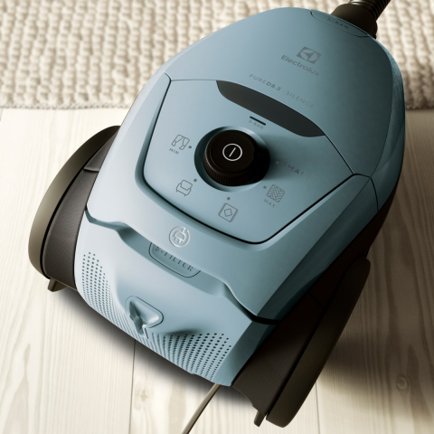 Aspirator cu sac Electrolux Pure D8 PD82-4MB albastru pastel, SmartMode, PureSound 57 dB, filtru HEPA, sac 3.5L [7]