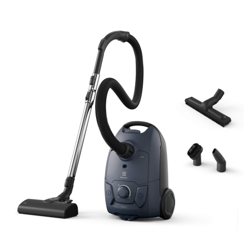 Aspiratoare - Aspirator cu sac Electrolux Seria 500 EB51C2DB albastru denim, perie AllFloor, filtru HEPA, sac 3L