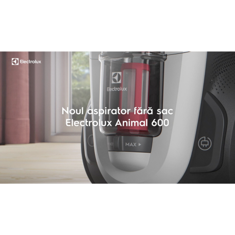 Aspirator fara sac Electrolux Animal 600 EL61A4UG Gri Urban cu HEPA, DustMagnet Silent si kit animale [1]