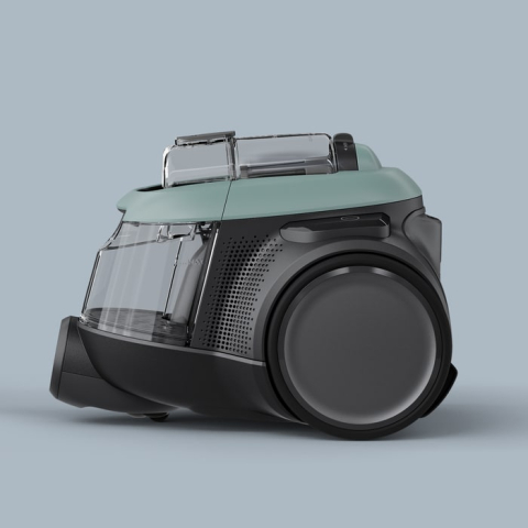Aspirator fara sac Electrolux 600 EL61C2OG Verde Ocean cu filtru HEPA si perie DustMagnet Silent [23]