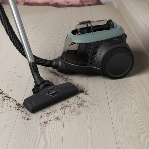 Aspirator fara sac Electrolux 600 EL61C2OG Verde Ocean cu filtru HEPA si perie DustMagnet Silent [16]