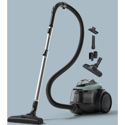 Aspirator fara sac Electrolux 600 EL61C2OG Verde Ocean cu filtru HEPA si perie DustMagnet Silent [26]