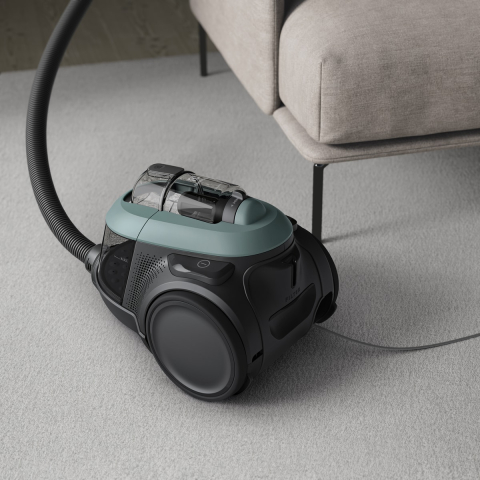 Aspirator fara sac Electrolux 600 EL61C2OG Verde Ocean cu filtru HEPA si perie DustMagnet Silent [19]
