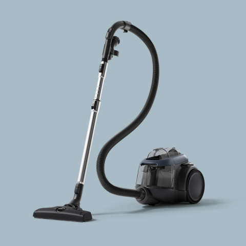 Aspirator fara sac Electrolux 600 EL61C3DB Albastru Denim cu HEPA, DustMagnet Silent si Parketto Pro [19]