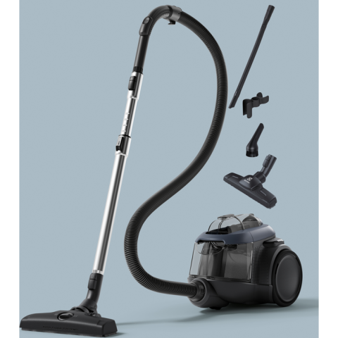 Aspirator fara sac Electrolux 600 EL61C3DB Albastru Denim cu HEPA, DustMagnet Silent si Parketto Pro [25]