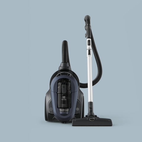 Aspirator fara sac Electrolux 600 EL61C3DB Albastru Denim cu HEPA, DustMagnet Silent si Parketto Pro [22]