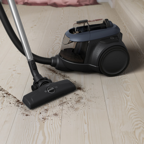 Aspirator fara sac Electrolux 600 EL61C3DB Albastru Denim cu HEPA, DustMagnet Silent si Parketto Pro [20]