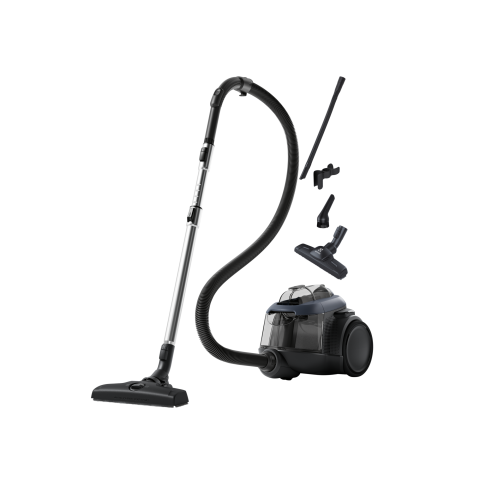Aspiratoare - Aspirator fara sac Electrolux 600 EL61C3DB Albastru Denim cu HEPA, DustMagnet Silent si Parketto Pro