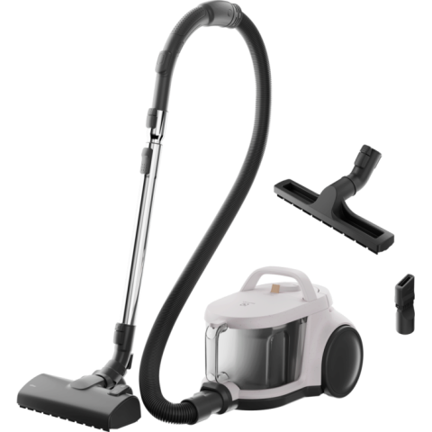 Aspiratoare - Aspirator fara sac Electrolux Seria 500 EL51C2SW Alb Scoica cu filtru HEPA si perie AllFloor