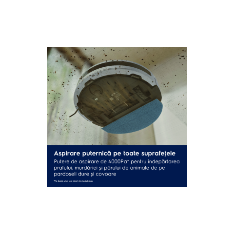 Aspirator robot Electrolux Seria 700 ER71HW1UG Gri Urban cu LiDAR, 4000Pa si functie 2-in-1 [2]