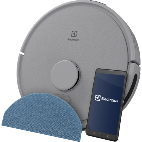 Aspiratoare - Aspirator robot Electrolux Seria 700 ER71HW1UG Gri Urban cu LiDAR, 4000Pa si functie 2-in-1