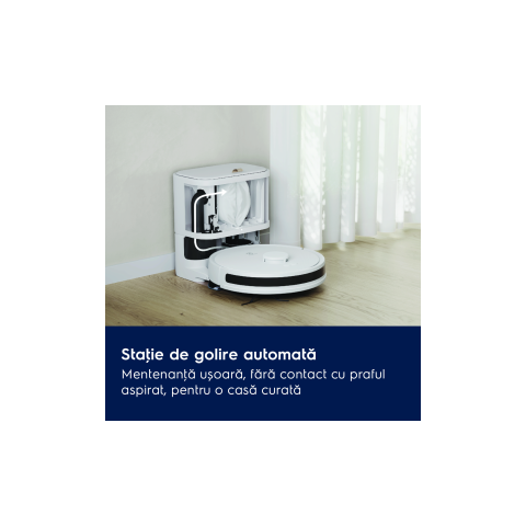 Aspirator robot Electrolux Seria 700 ER71UW2SW Alb Scoica cu LiDAR, 4000Pa si statie de golire automata [7]