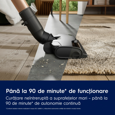 Aspirator vertical fara fir Electrolux Seria 800 EP82H25WET, 25V, perie mop, albastru [1]
