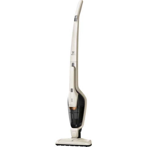 Aspiratoare - Aspirator vertical fara fir Electrolux Ergorapido Classic EERC75SW Alb Scoica 18V cu aspirator de mana detasabil