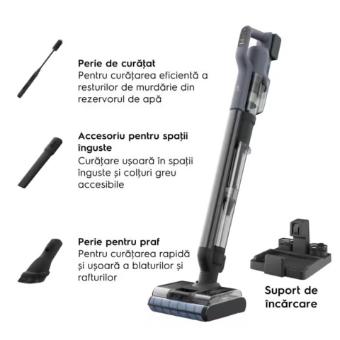 Aspirator vertical multifunctional Electrolux Seria 800 EW82U1DB, 2 in 1 Wet & Dry, 21.6V, albastru denim [1]