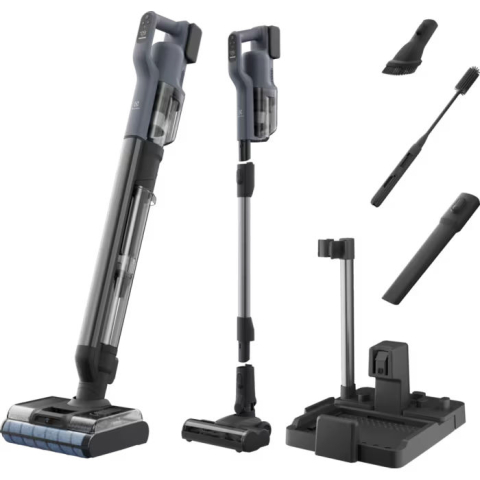 Aspiratoare - Aspirator vertical multifunctional Electrolux Seria 800 EW82U2DB, 3 in 1 Wet & Dry, 21.6V, albastru denim