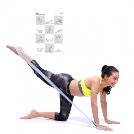 Banda elastica pentru fitness Stort Innovagoods, include ghid de exercitii [12]