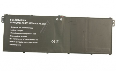 IT&C - Baterie laptop AC14B3K AC14B8K pentru Acer Aspire 5 A515 A517 R15 R5-571T Spin 3 SP315-51 SP513-51 Swift 3 SF314-52, 15.2 V, 3000mAh, 45.6 Wh